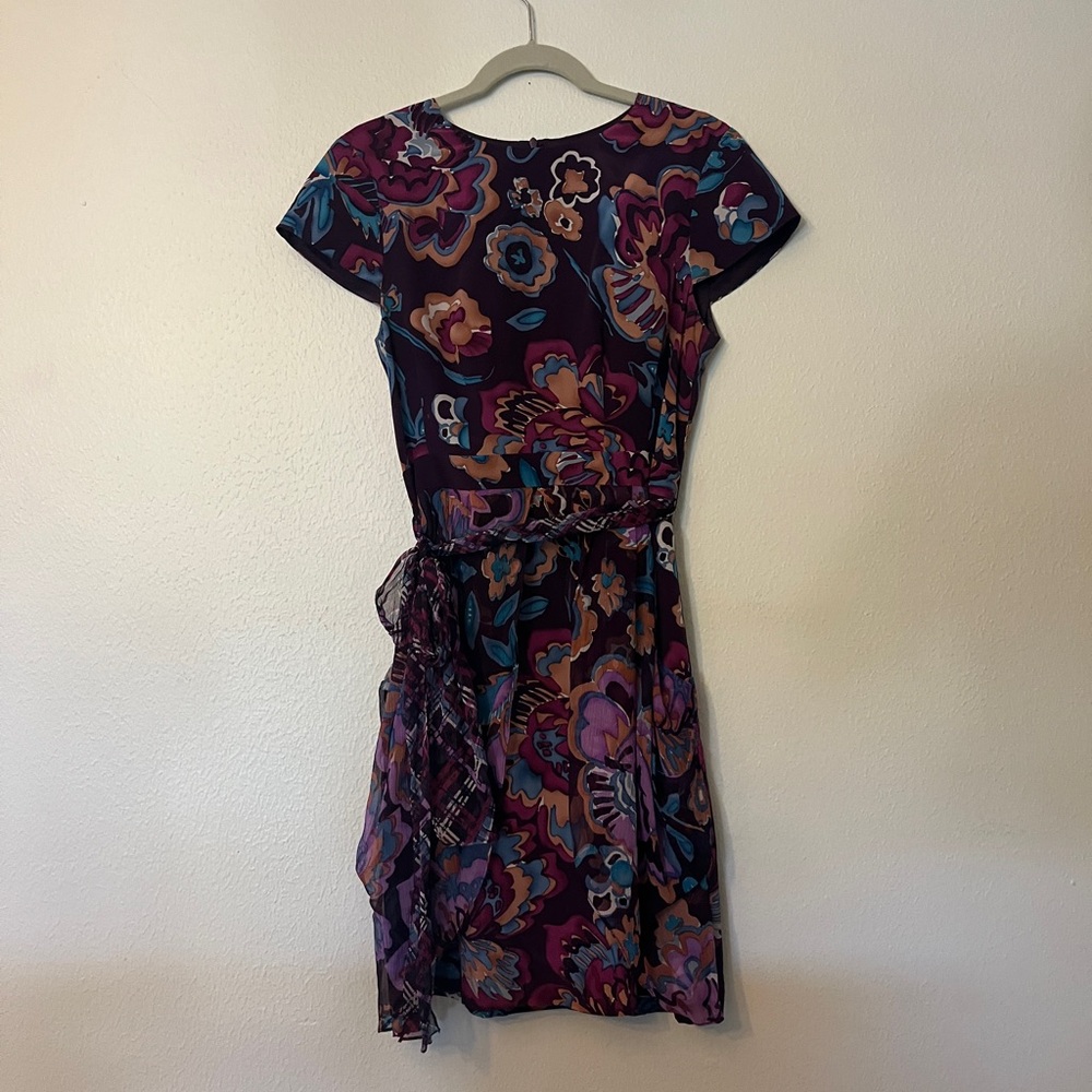 Nanette Lepore Tie Front A-line Dress